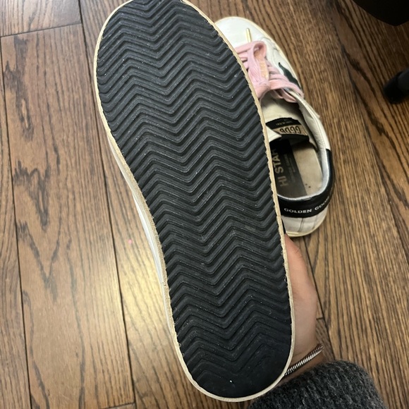 Golden Goose Shoes Hi Star Golden Goose With Pink Laces Poshmark